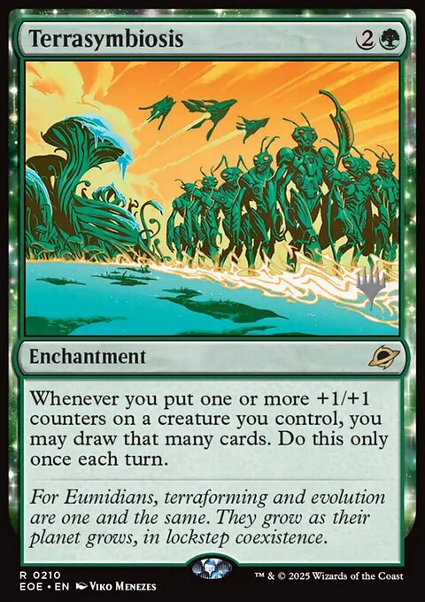 Terrasymbiosis, Edge of Eternities Promos #210p, Magic: The Gathering card