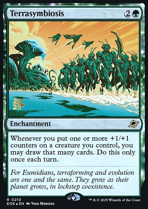 Terrasymbiosis, Edge of Eternities Promos #210s, Magic: The Gathering card