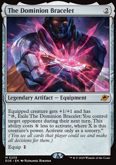 The Dominion Bracelet, Edge of Eternities Promos #239p, Magic: The Gathering card