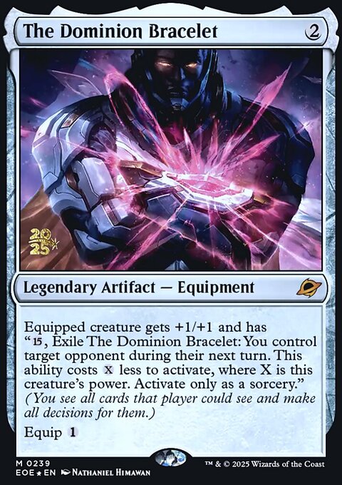 The Dominion Bracelet, Edge of Eternities Promos #239s, Magic: The Gathering card