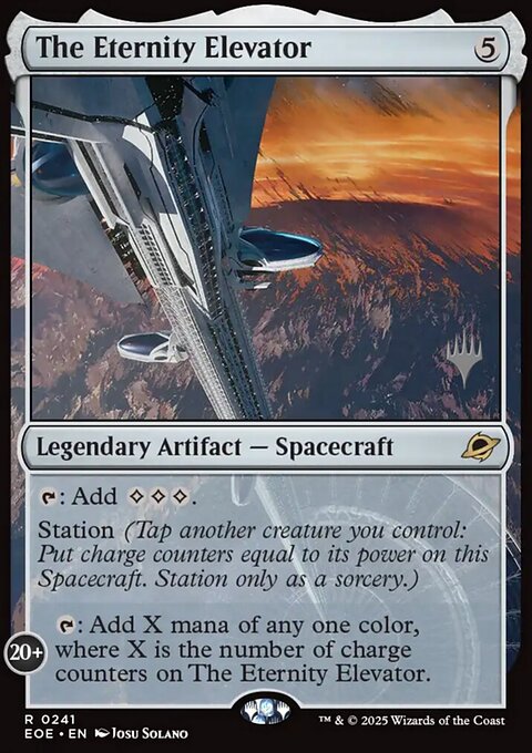 The Eternity Elevator, Edge of Eternities Promos #241p, Magic: The Gathering card