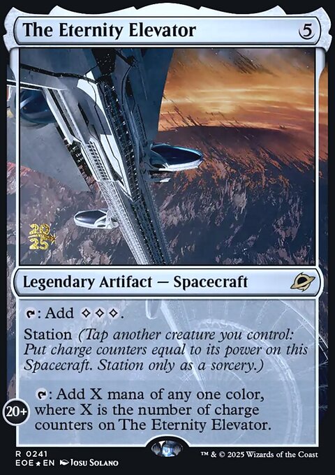 The Eternity Elevator, Edge of Eternities Promos #241s, Magic: The Gathering card