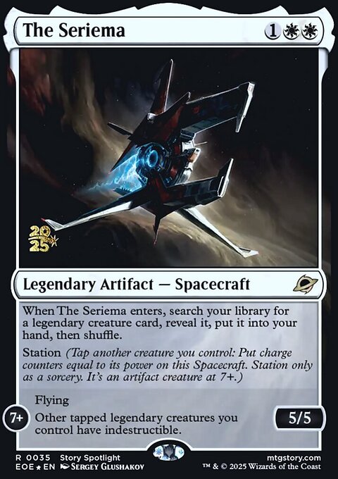 The Seriema, Edge of Eternities Promos #35s, Magic: The Gathering card