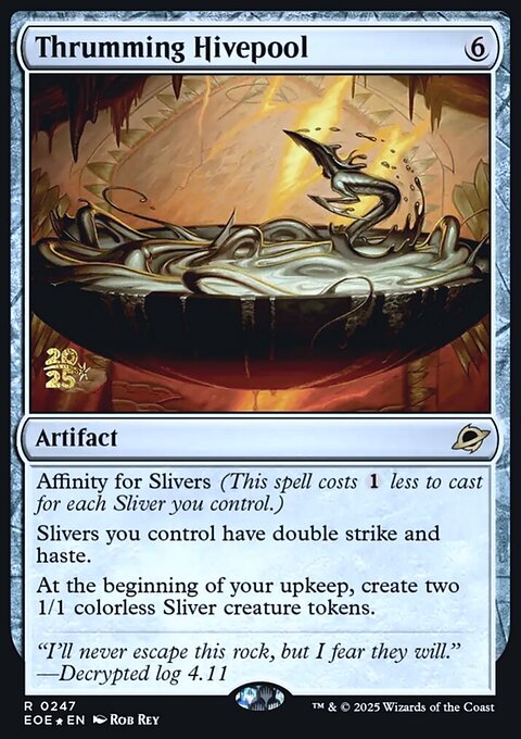 Thrumming Hivepool, Edge of Eternities Promos #247s, Magic: The Gathering card