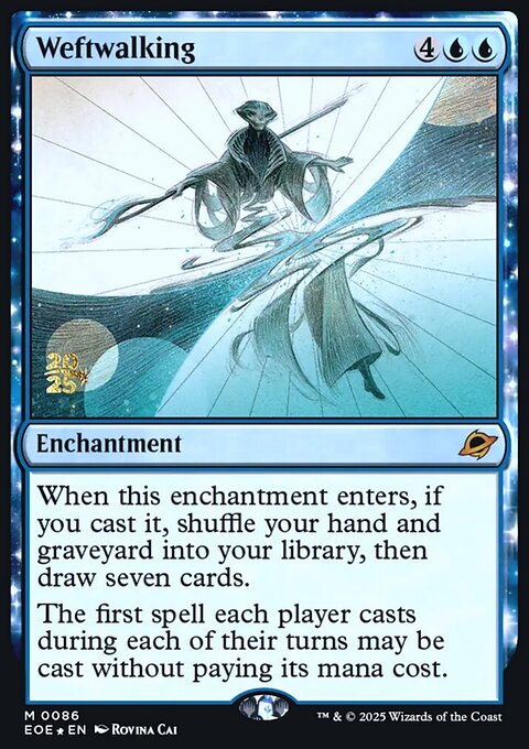 Weftwalking, Edge of Eternities Promos #86s, Magic: The Gathering card