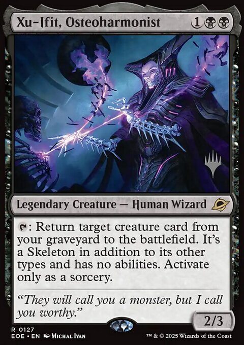 Xu-Ifit, Osteoharmonist, Edge of Eternities Promos #127p, Magic: The Gathering card