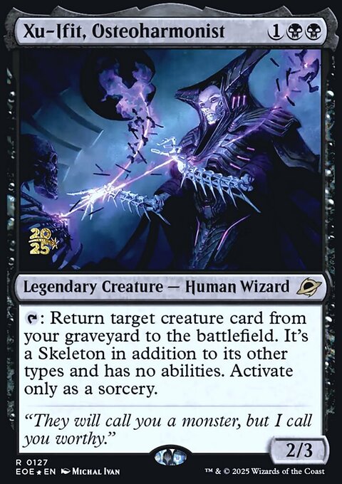 Xu-Ifit, Osteoharmonist, Edge of Eternities Promos #127s, Magic: The Gathering card