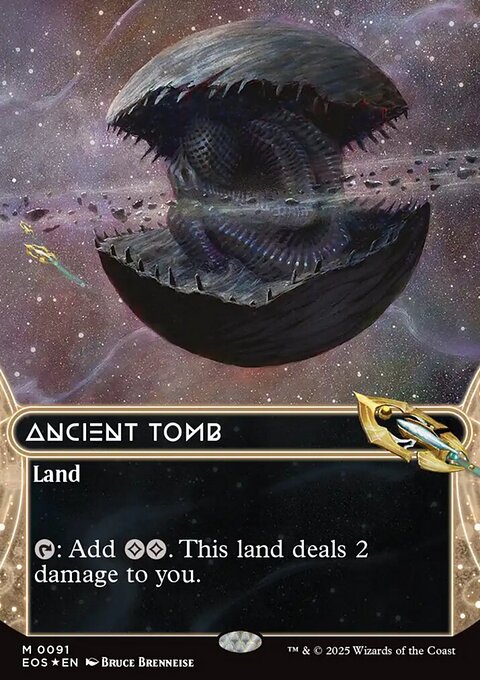 Ancient Tomb, Edge of Eternities: Stellar Sights #91, Magic: The Gathering card