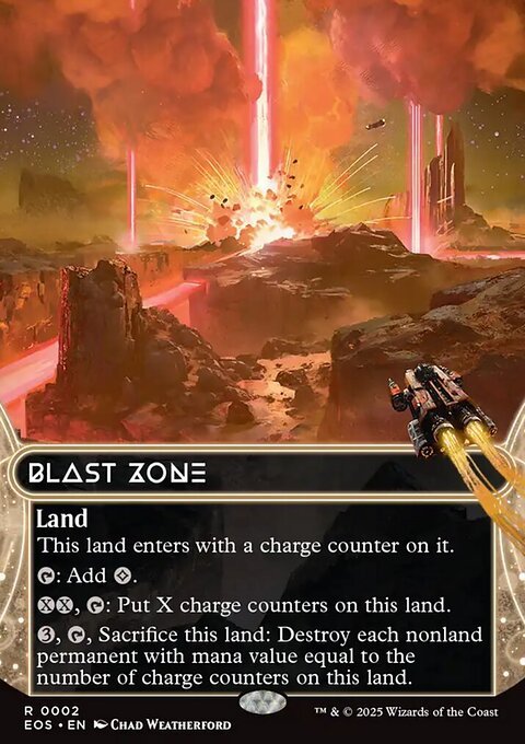Blast Zone, Edge of Eternities: Stellar Sights #2, Magic: The Gathering card