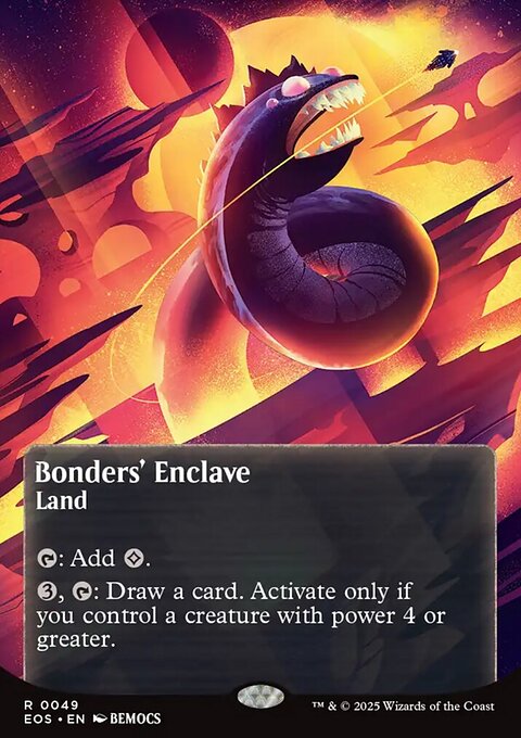 Bonders' Enclave, Edge of Eternities: Stellar Sights #49, Magic: The Gathering card