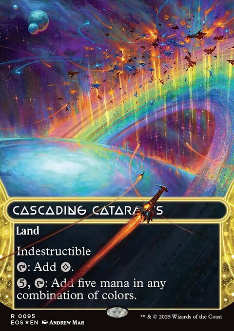 Cascading Cataracts, Edge of Eternities: Stellar Sights #95, Magic: The Gathering card