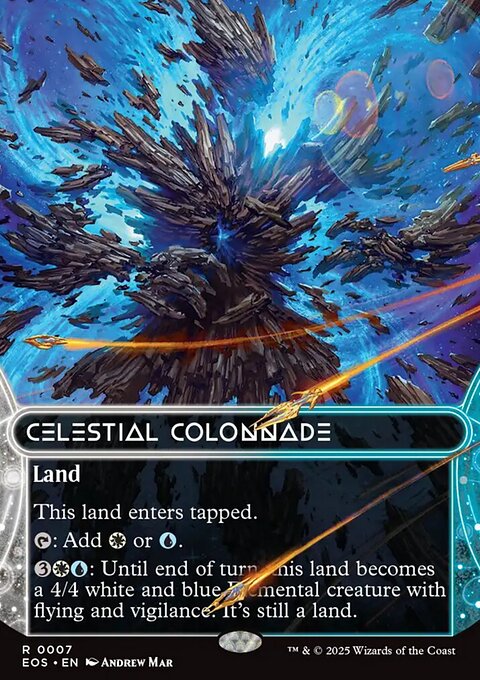 Celestial Colonnade, Edge of Eternities: Stellar Sights #7, Magic: The Gathering card