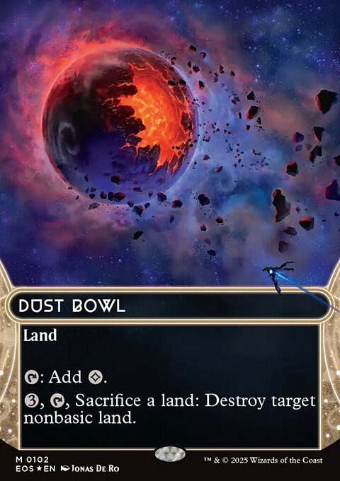 Dust Bowl, Edge of Eternities: Stellar Sights #102, Magic: The Gathering card