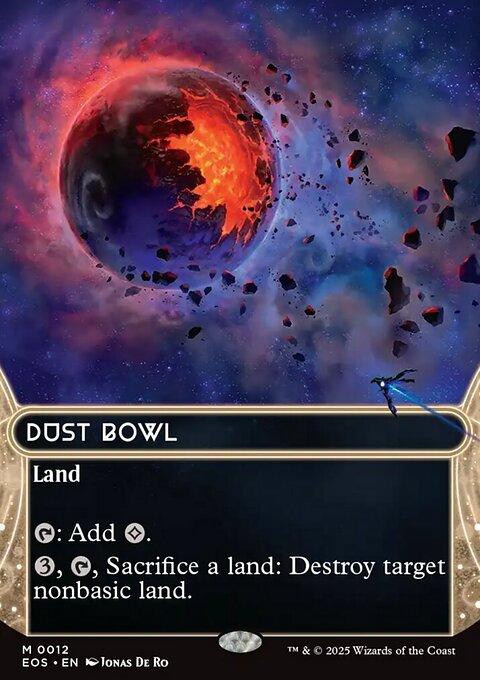 Dust Bowl, Edge of Eternities: Stellar Sights #12, Magic: The Gathering card