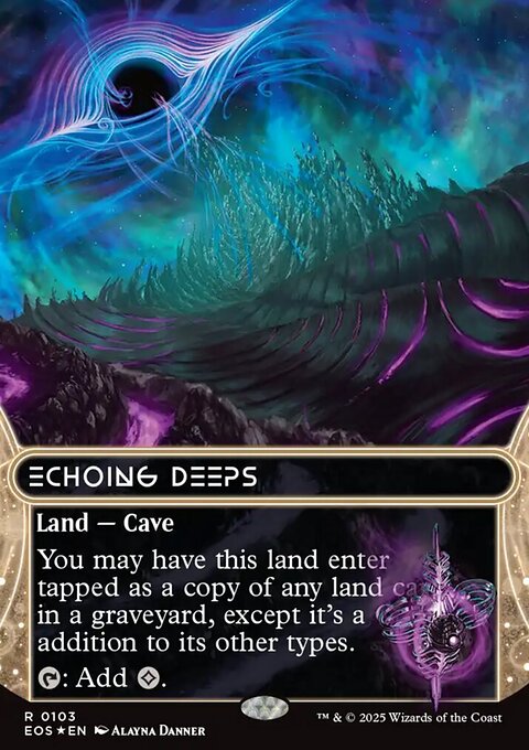 Echoing Deeps, Edge of Eternities: Stellar Sights #103, Magic: The Gathering card