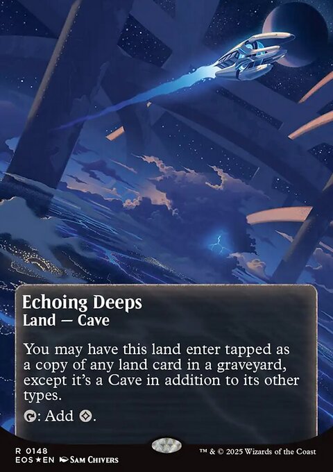 Echoing Deeps, Edge of Eternities: Stellar Sights #148, Magic: The Gathering card