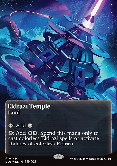 Eldrazi Temple, Edge of Eternities: Stellar Sights #149, Magic: The Gathering card