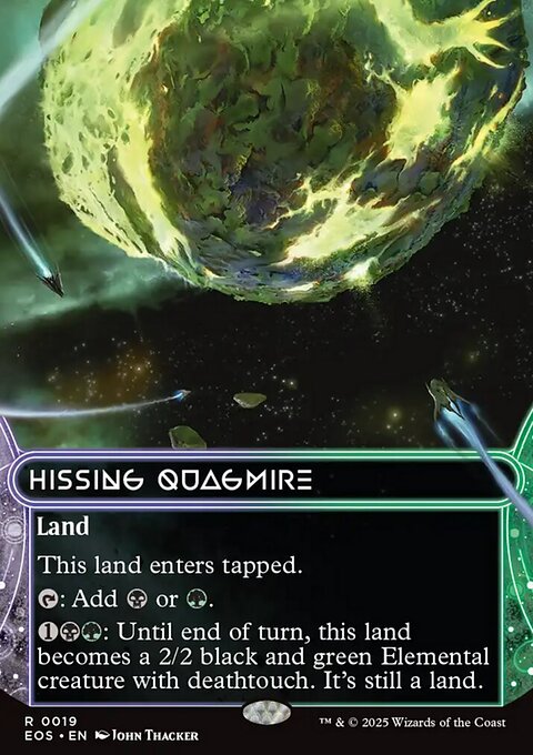 Hissing Quagmire, Edge of Eternities: Stellar Sights #19, Magic: The Gathering card