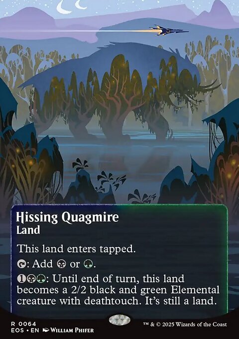Hissing Quagmire, Edge of Eternities: Stellar Sights #64, Magic: The Gathering card