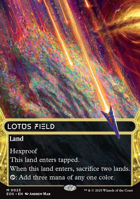 Lotus Field, Edge of Eternities: Stellar Sights #23, Magic: The Gathering card