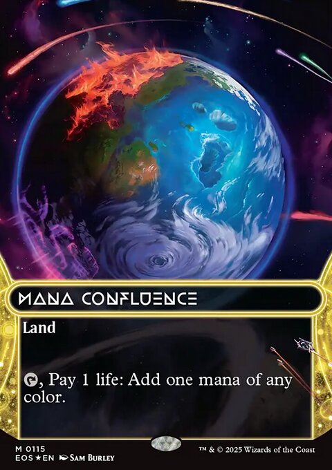 Mana Confluence, Edge of Eternities: Stellar Sights #115, Magic: The Gathering card
