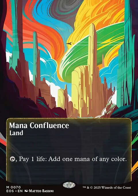 Mana Confluence, Edge of Eternities: Stellar Sights #70, Magic: The Gathering card