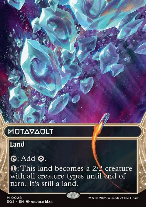 Mutavault, Edge of Eternities: Stellar Sights #28, Magic: The Gathering card