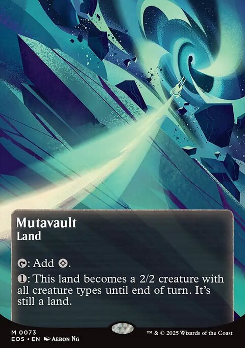 Mutavault, Edge of Eternities: Stellar Sights #73, Magic: The Gathering card