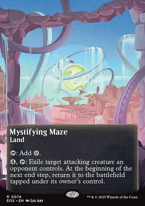 Mystifying Maze, Edge of Eternities: Stellar Sights #74, Magic: The Gathering card