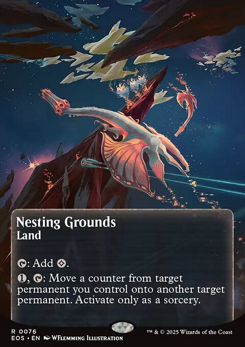Nesting Grounds, Edge of Eternities: Stellar Sights #76, Magic: The Gathering card