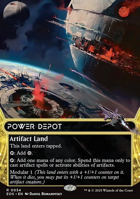 Power Depot, Edge of Eternities: Stellar Sights #34, Magic: The Gathering card