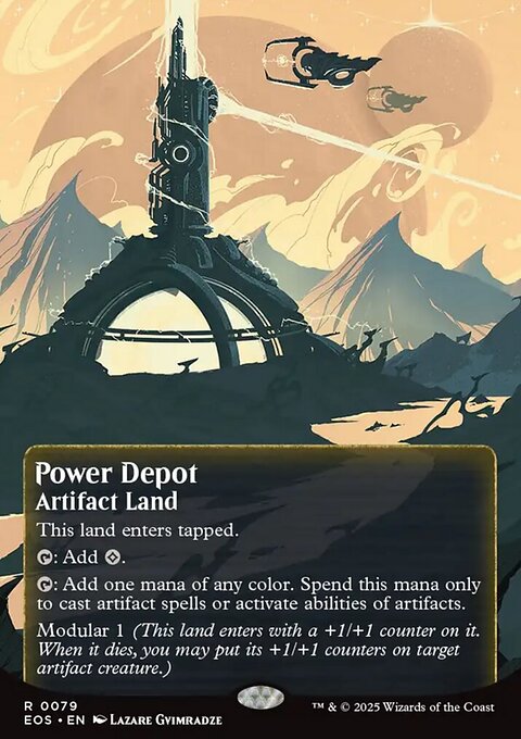 Power Depot, Edge of Eternities: Stellar Sights #79, Magic: The Gathering card