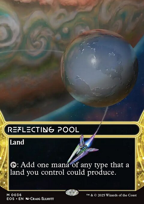 Reflecting Pool, Edge of Eternities: Stellar Sights #36, Magic: The Gathering card