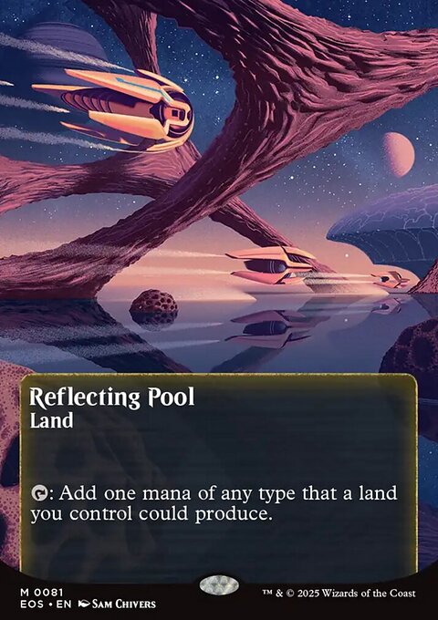 Reflecting Pool, Edge of Eternities: Stellar Sights #81, Magic: The Gathering card