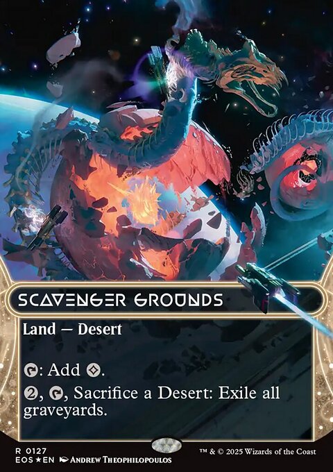 Scavenger Grounds, Edge of Eternities: Stellar Sights #127, Magic: The Gathering card