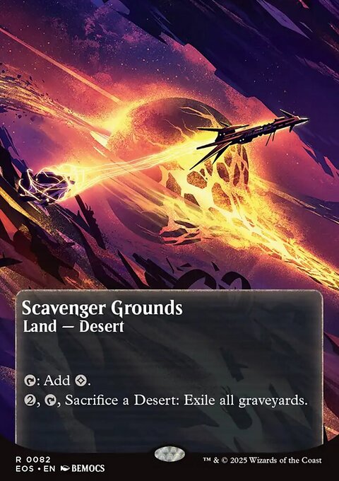 Scavenger Grounds, Edge of Eternities: Stellar Sights #82, Magic: The Gathering card