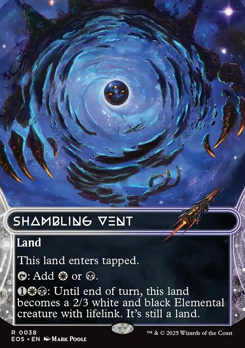 Shambling Vent, Edge of Eternities: Stellar Sights #38, Magic: The Gathering card