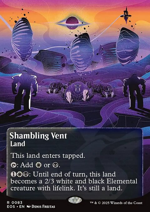 Shambling Vent, Edge of Eternities: Stellar Sights #83, Magic: The Gathering card