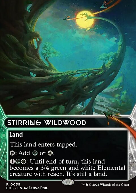 Stirring Wildwood, Edge of Eternities: Stellar Sights #39, Magic: The Gathering card