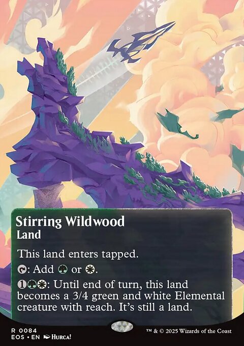Stirring Wildwood, Edge of Eternities: Stellar Sights #84, Magic: The Gathering card