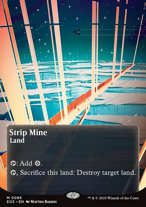 Strip Mine, Edge of Eternities: Stellar Sights #85, Magic: The Gathering card