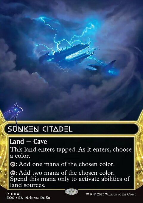 Sunken Citadel, Edge of Eternities: Stellar Sights #41, Magic: The Gathering card