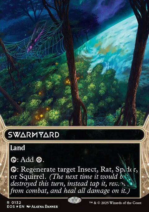 Swarmyard, Edge of Eternities: Stellar Sights #132, Magic: The Gathering card
