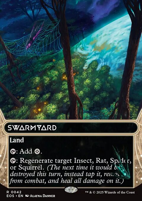 Swarmyard, Edge of Eternities: Stellar Sights #42, Magic: The Gathering card
