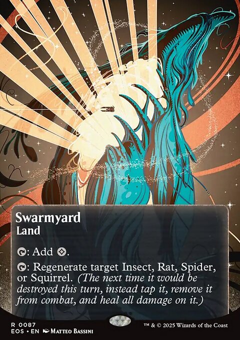 Swarmyard, Edge of Eternities: Stellar Sights #87, Magic: The Gathering card