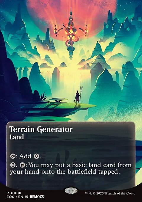 Terrain Generator, Edge of Eternities: Stellar Sights #88, Magic: The Gathering card