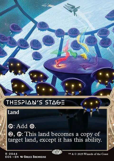 Thespian's Stage, Edge of Eternities: Stellar Sights #44, Magic: The Gathering card