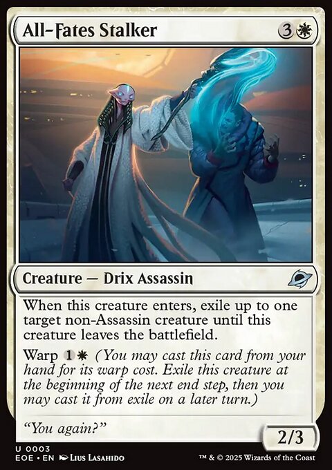 All-Fates Stalker, Edge of Eternities #3, Magic: The Gathering card