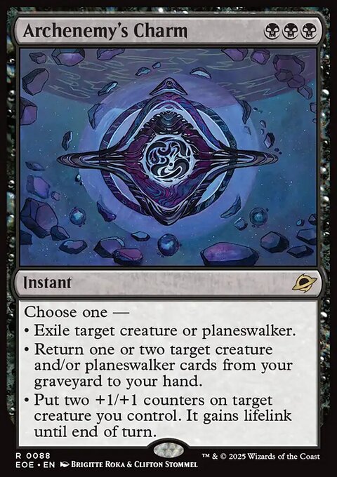 Archenemy's Charm, Edge of Eternities #88, Magic: The Gathering card