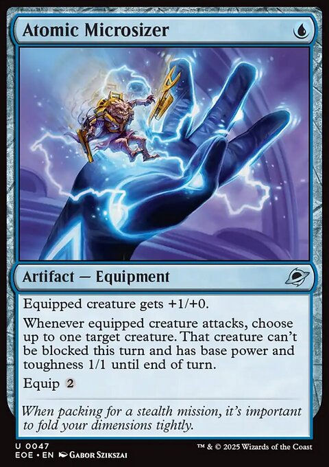 Atomic Microsizer, Edge of Eternities #47, Magic: The Gathering card